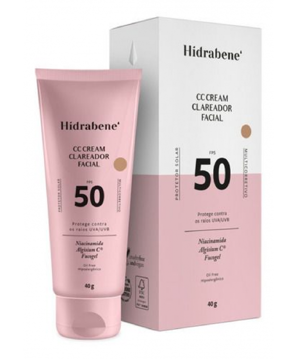 HIDRABENE CC CREAM FACIAL FPS 50 - 40 G